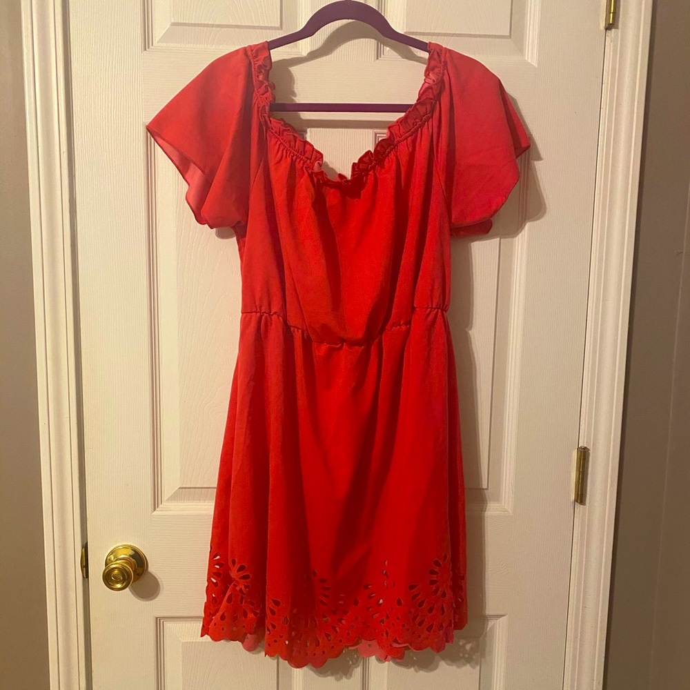 NWOT Cute Pink Off the Shoulder Dress - Sz 2X
